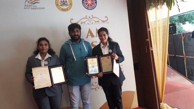 Ms. Johnsina was awarded - Best NSS State Award .